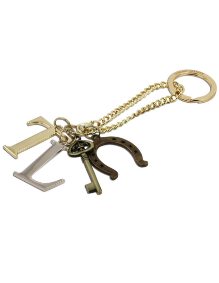 TL KeyLuck - Borsa Shopping in Pelle Stampa Intrecciata