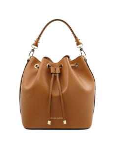 Borsa secchiello in pelle | Made in Italy | Verapellestore