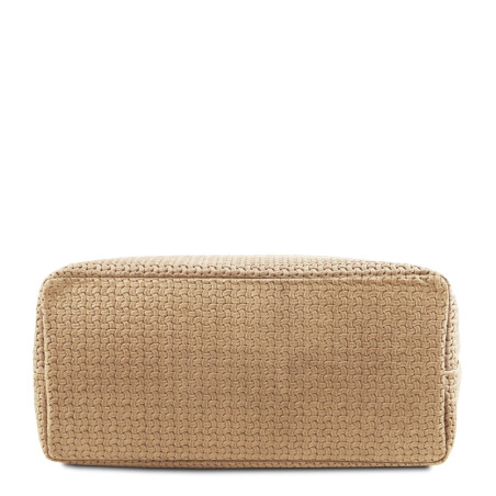 TL KeyLuck - Borsa Shopping in Pelle Stampa Intrecciata
