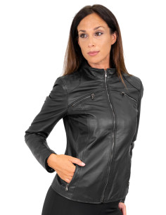 Giacca in pelle da donna - Lioni | Made in Italy | Verapellestore.com 2