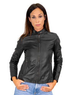 Giacca in pelle da donna - Montella | Made in Italy | Verapellestore.com