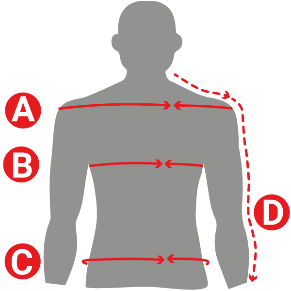 men size chart
